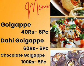 Sadda Golgappa menu 