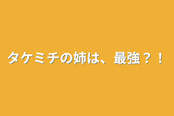 タケミチの姉は、最強？！