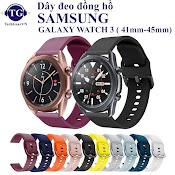 [Galaxy Watch 3] Dây Đeo Silicon Mềm Mại Cho Đồng Hồ Samsung Galaxy Watch 3