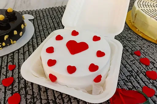 Red Heart Cake Bento