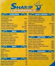 Sharif Restaurant menu 1