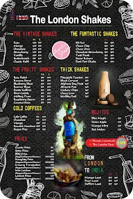 The London Shakes menu 2