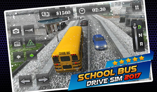 School Bus Coach Driving Simulator 2017