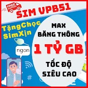 Sim Data Không Giới Hạn Vpb51 Max Băng Thông Mobi 1 Năm - U1500 Trọn Gói Mdt150