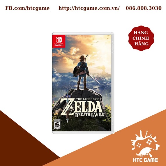 [Mã 1212Elsale0 Giảm 5% Đơn 400K] Đĩa Game The Legend Of Zelda : Breath Of The Wild Game Nintendo Switch