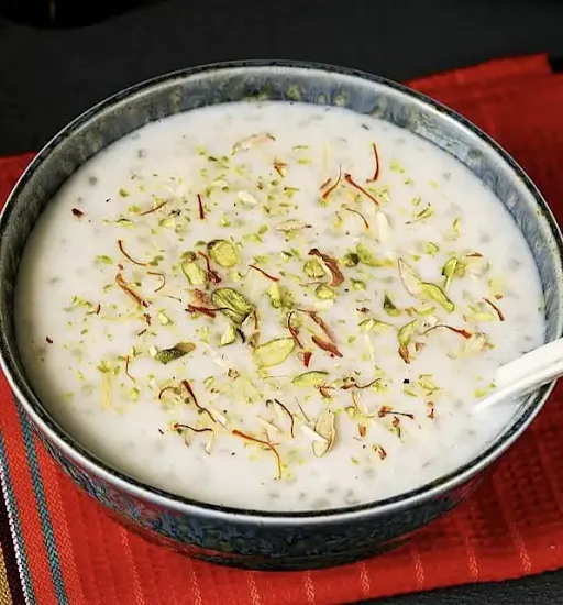 Khjoor Sabudana Kheer With Dry Fruits