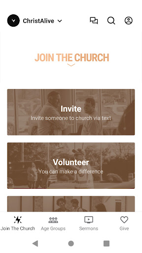 Screenshot Christ Alive App