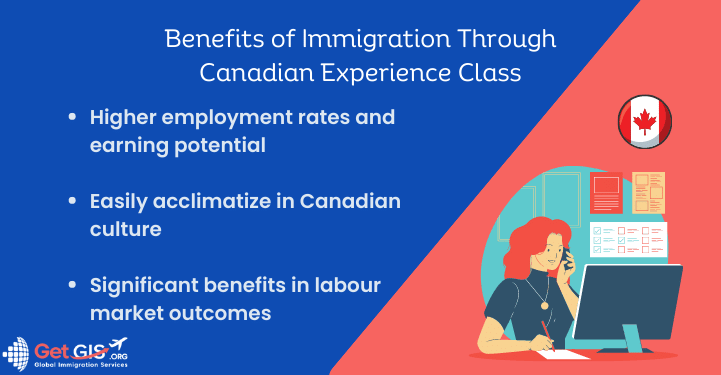 Benefits of Immigration through Canadian Experience Class