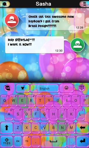 Free Baloon Colors keyboard