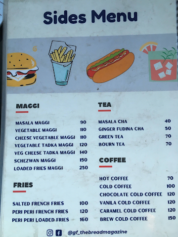 Grilled Food menu 