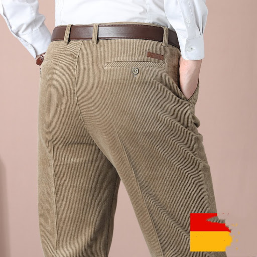 Title 6, Thick Striped High-waisted Loose Double-pleated...