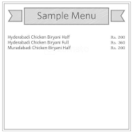Hyderabadi Dum Biryani menu 1