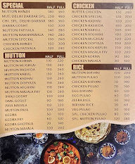 Dilli Darbar Dhaba menu 2