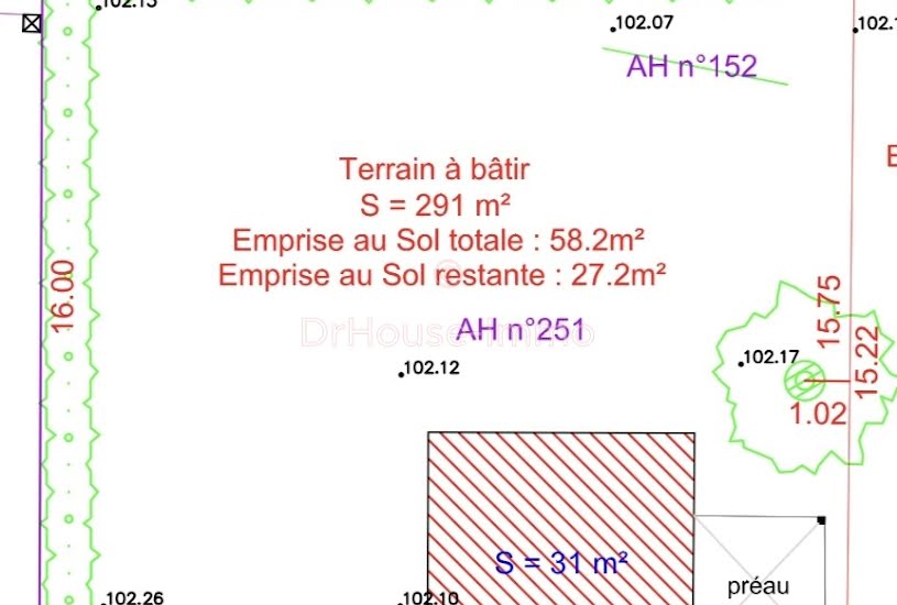  Vente Terrain agricole - 291m² à Darvoy (45150) 