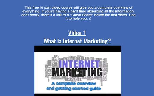 Internet Marketing Overview