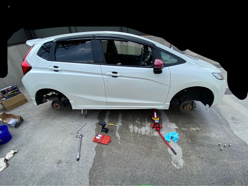 フィット Gk5のタイヤローテーション フィットrs ホンダ フィット エンケイホイールに関するカスタム メンテナンスの投稿画像 車のカスタム情報はcartune