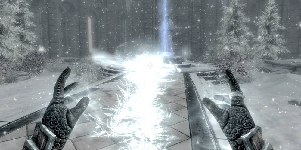 Ice storm best skyrim destruction spell