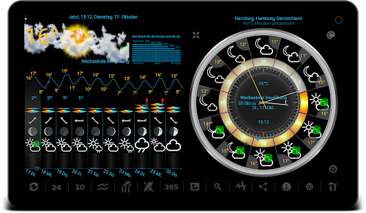 eWeather HD: wetter, wetterwarnungen, luftqualität Tangkapan layar