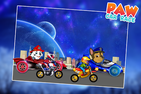 Paw Car Racing Puppy Rush 1.1 APK + Mod (المال غير محدود) إلى عن على ذكري المظهر