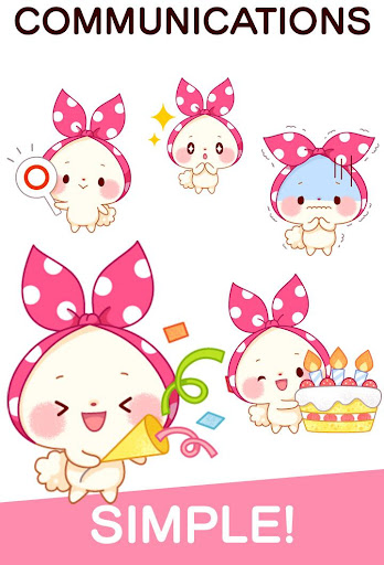 Mochizukin-chan Stickers Free