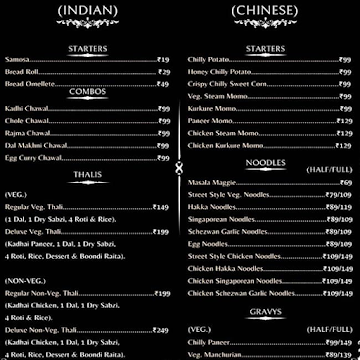 Dai's Kitchen menu 