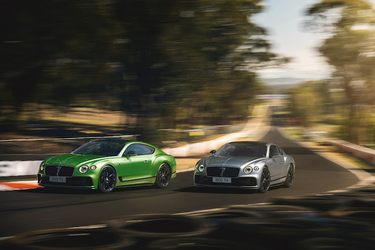 The Apple Green and Silver Tempest Continental cars are a special commission that celebrate the brand's famous win at the Mount Panorama circuit. Picture: SUPPLIED