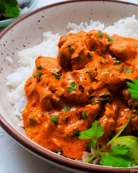 Butter Chicken Rice Bowl