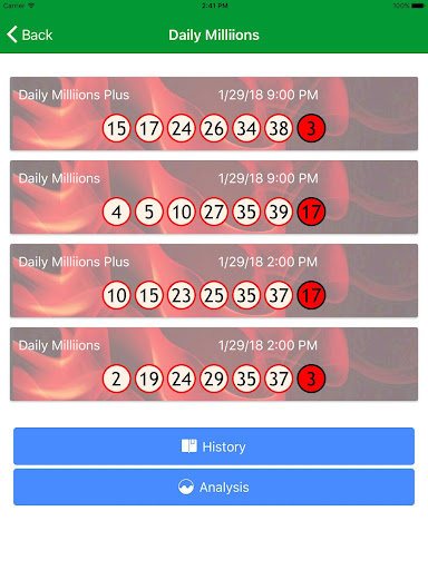 daily lotto numbers