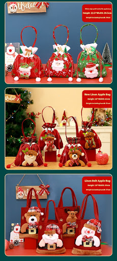 Title 13, Sac cadeau de Noël pour enfants Sac de bonbons ...