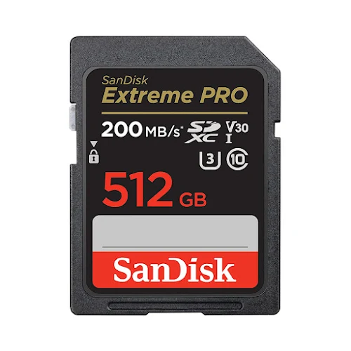 Thẻ nhớ SanDisk SD Extreme PRO-512Gb,V30,U3,C10- SDSDXXD-512G-GN4IN