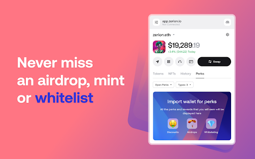 Zerion: Wallet for Web3 & NFTs
