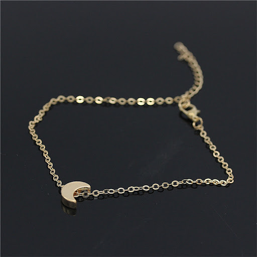Title 6, Moon Anklet Charm Beach Anklet Minimalist Fashi...