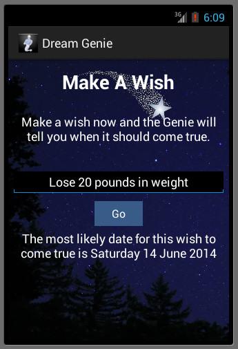 Screenshot Make A Wish Come True Genie