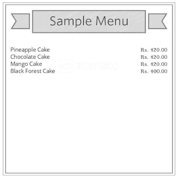 Chefbakers menu 