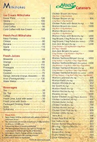 Naaz Hotel menu 3