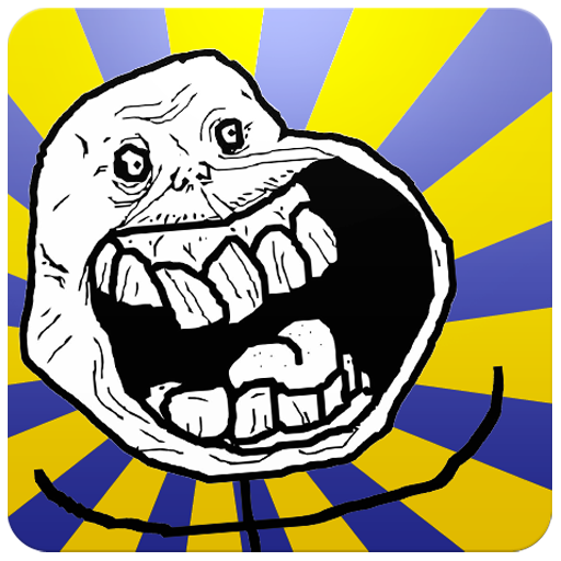 Free: Download Meme Coloring Pages - Troll Face Angry Png 