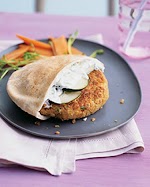 Greek-Style Quinoa Burgers was pinched from <a href="http://www.wholeliving.com/130334/greek-style-quinoa-burgers" target="_blank">www.wholeliving.com.</a>