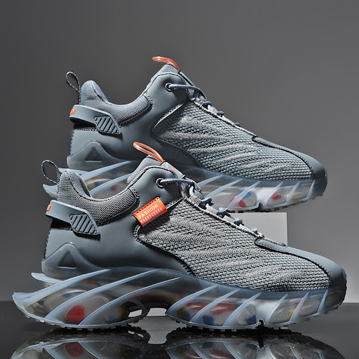 Title 8, Mens TPU Blade Cushioning High-Top Sock Runnin...