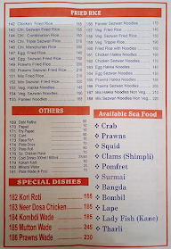 Hotel Kokan Swad menu 1