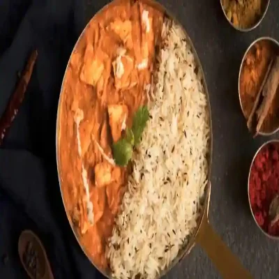 Shahi Paneer With Jira Rice