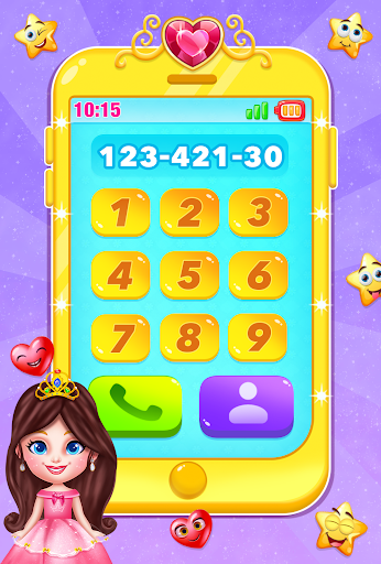 Screenshot cute princess toy phone game