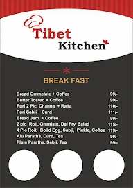 Tibet Kitchen menu 1