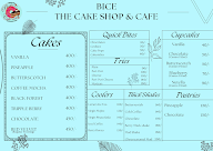 BICE - The Cake Shop & Cafe menu 2