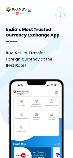 Screenshot BookMyForex Currency Exchange