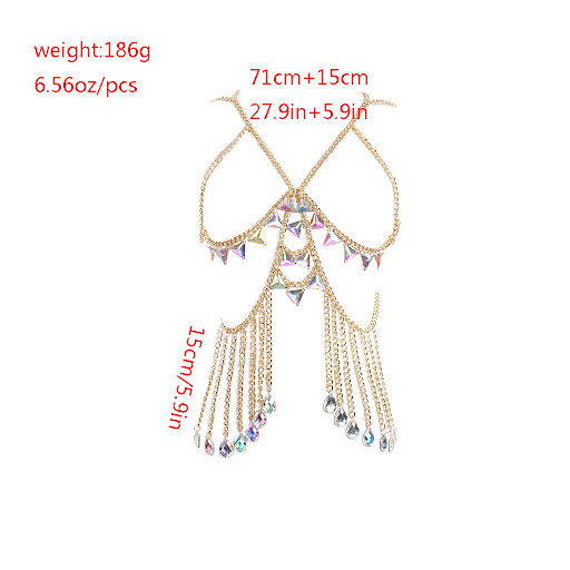Title 4, European and American sexy hollow glow body cha...