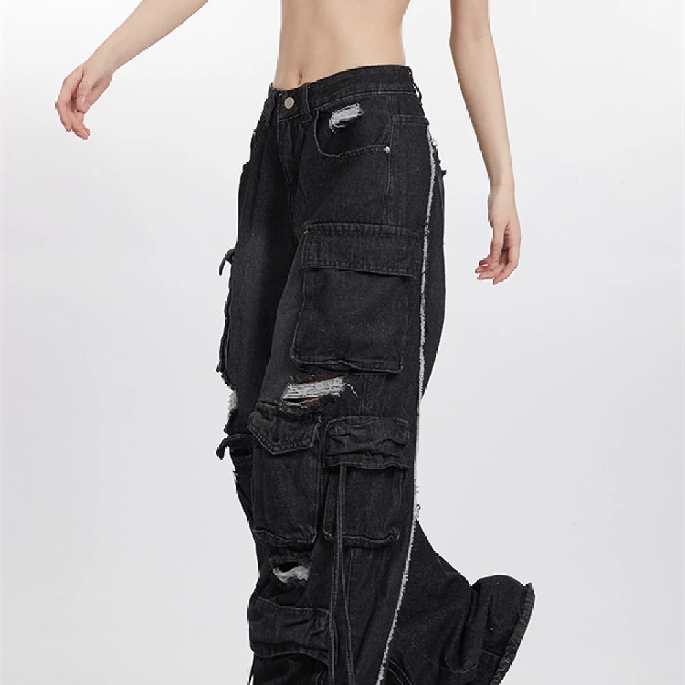 Title 6, Calças Jeans American Workwear de Personalidade