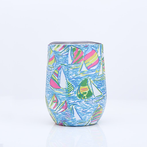 Title 7, Stainless Steel Wine Rainbow Paint Egg Shape In...