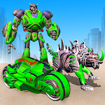 Cover Image of Download Flying Tiger Attack: Flying Bike Transformation 1.4 APK