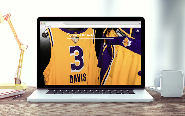 Lakers Jerseys New Tab NBA Theme