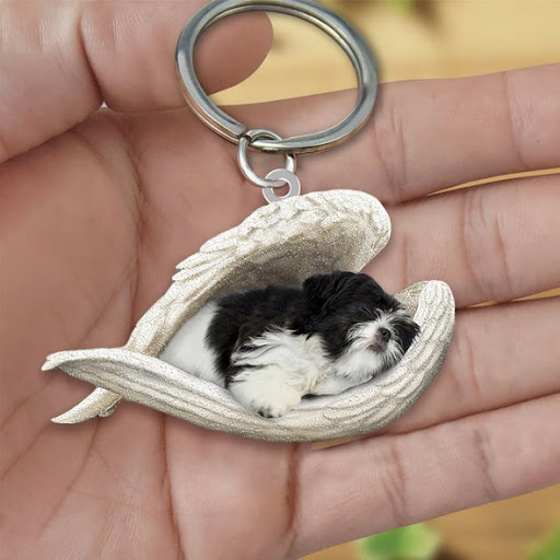 Title 3, Creative Fashion Cute Dog-shaped Acrylic Keycha...